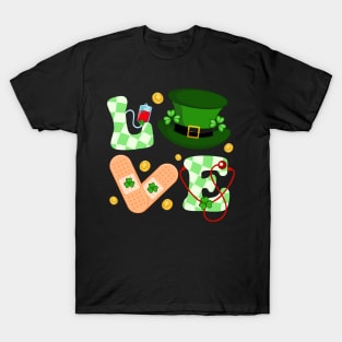 Love Nurse Patrick's Day T-Shirt